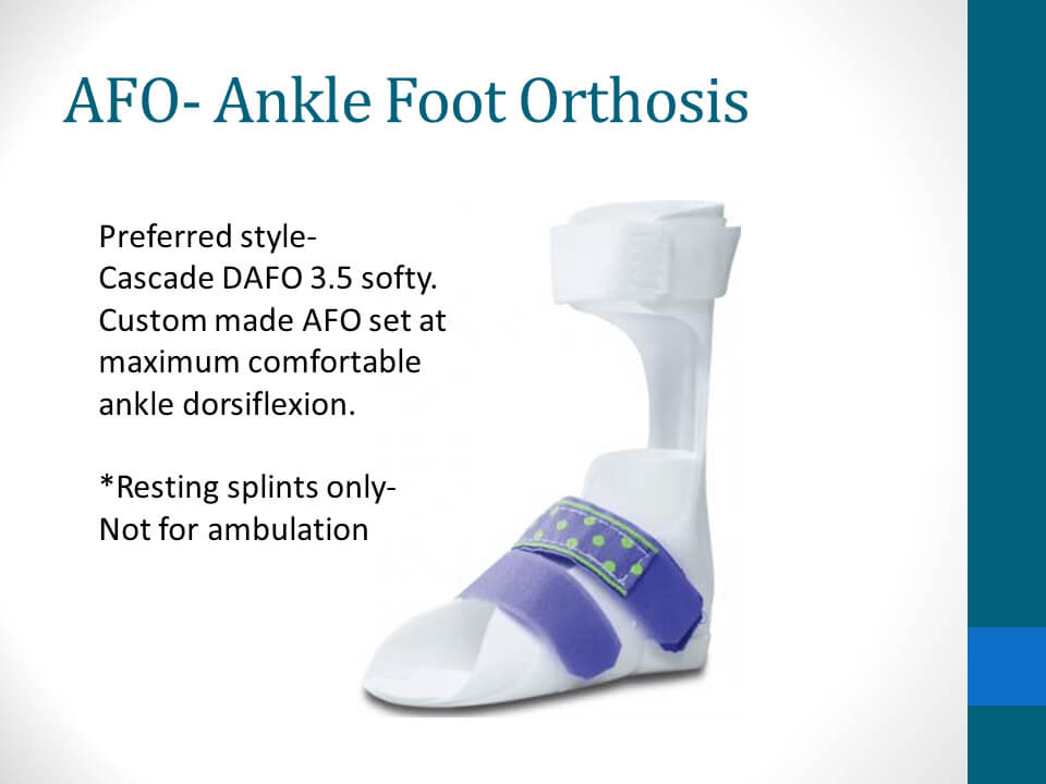 Ankle Foot Orthosis